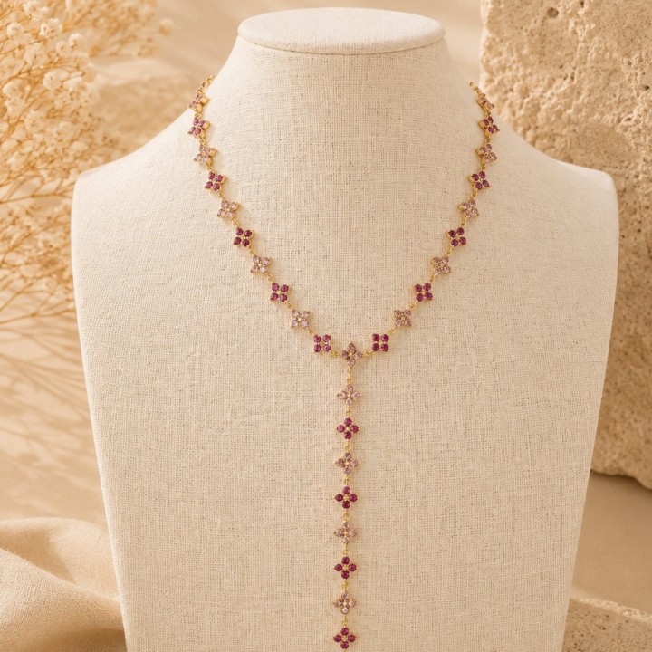Collier Rosa Y