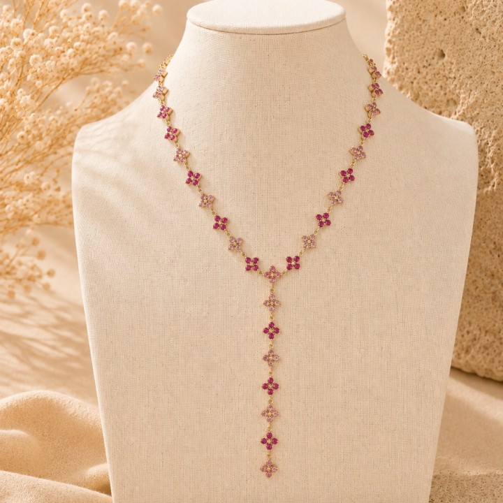 Collier Rosa Y