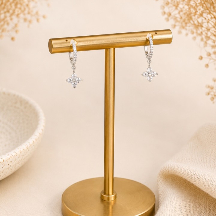Boucles d’oreilles Camelia