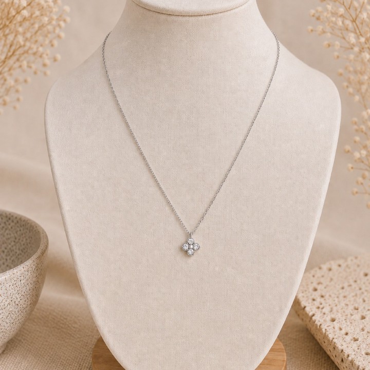Collier Olivia Argent