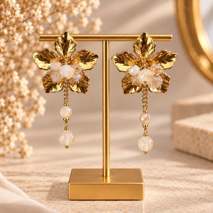 Boucles d’oreilles Lavanda