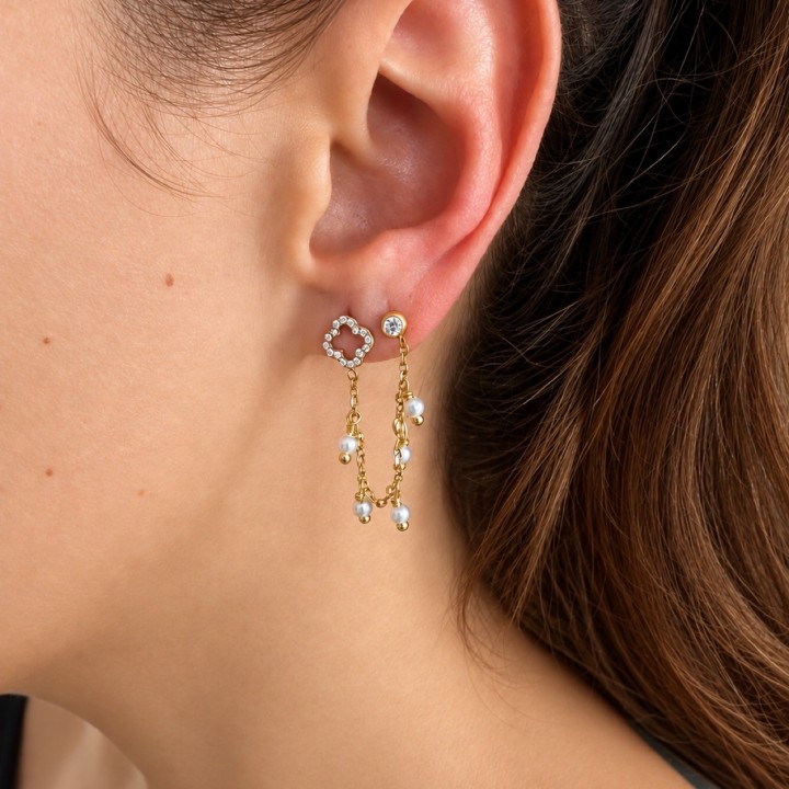 Boucles d’oreille Santa