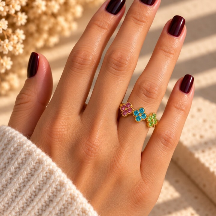Bague ortensia