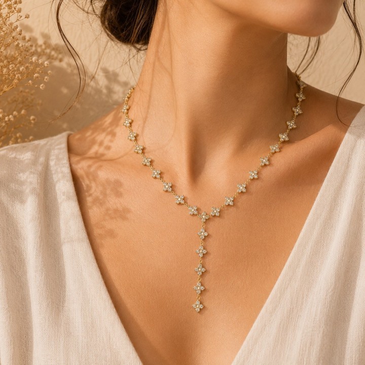 Collier Rosa Y