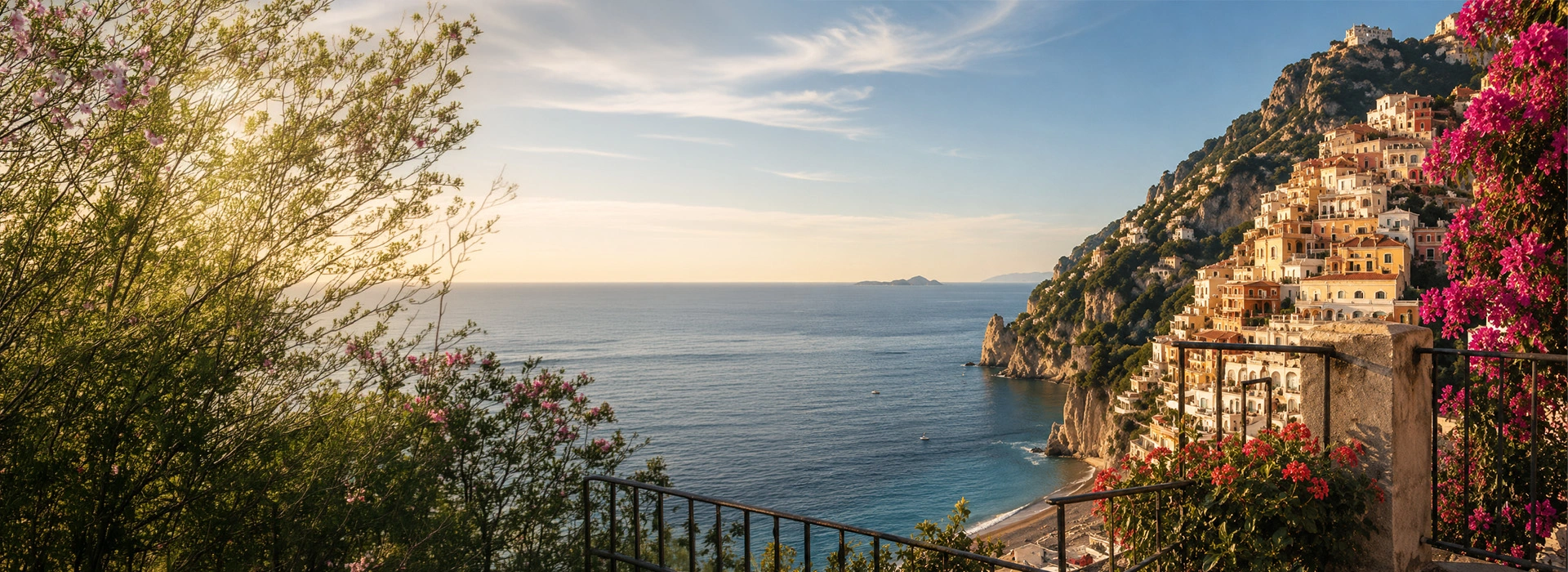 Paysage italien inspirant les collections Sole e Luna